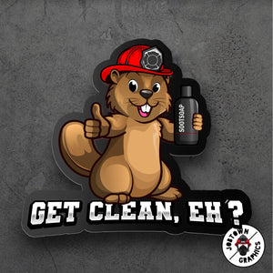 SOOTSOAP Sticker | The Clean Beaver