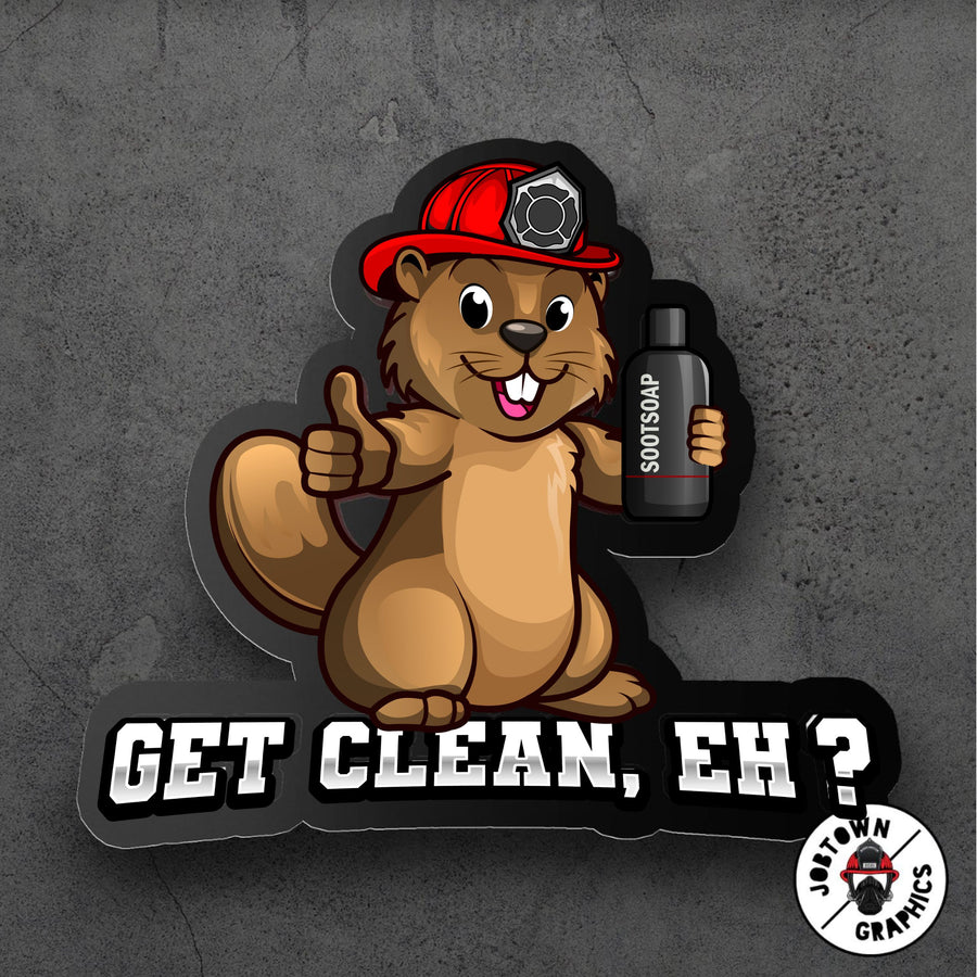 SOOTSOAP Sticker | The Clean Beaver