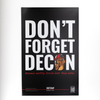 DON'T FORGET DECON | Large Format Poster