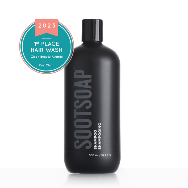 Sootsoap Shampoo 500ml / 16.9oz - 1st place winner in 2023 Clean Beauty Awards