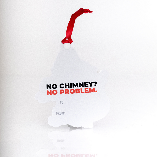 Firefighter Holiday Gift Tag | No Chimney? No Problem! (5-Pc Set)